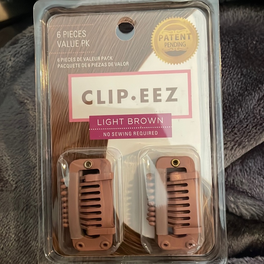Clip Eez light brown no sewing required.